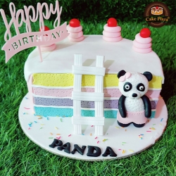 Online Panda Theme Cake Online in Gurgaon