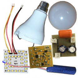 Rechargeable Ac Dc Led Bulb With Raw Material in India