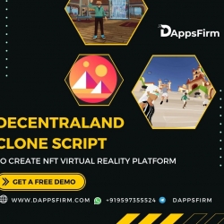Decentraland Clone Script To Create NFT Virtual Reality Platform